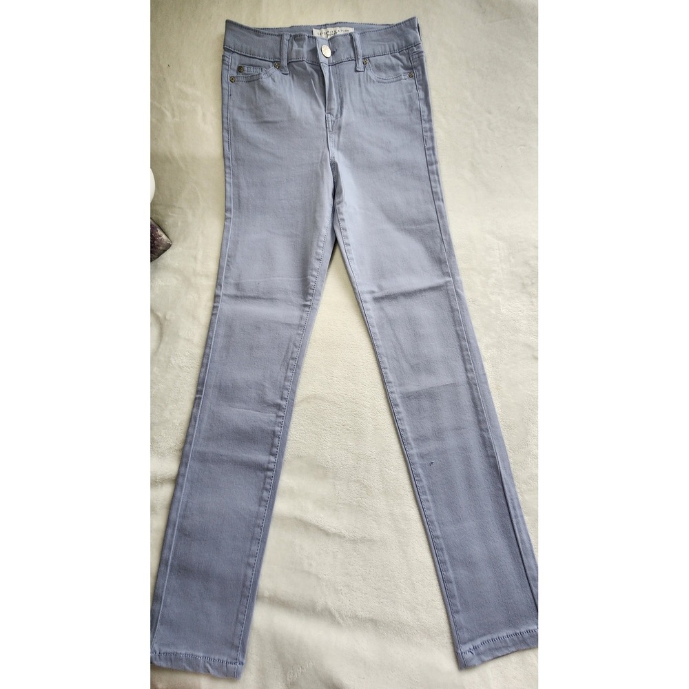 Celebrity Pink Girls Skinny Jeans Periwinkle Blue Lavender Size 12 CK58206S1